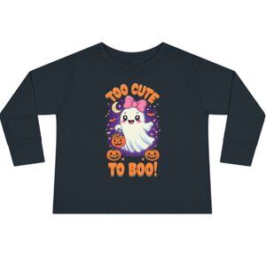 "Too Cute to BOO" Graphic Longsleeve T-Shirt